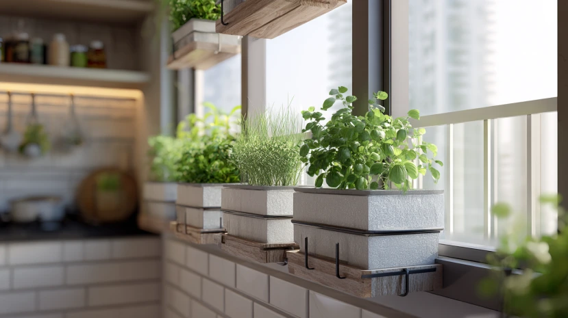 planter-friendly setup in a practical window grill design