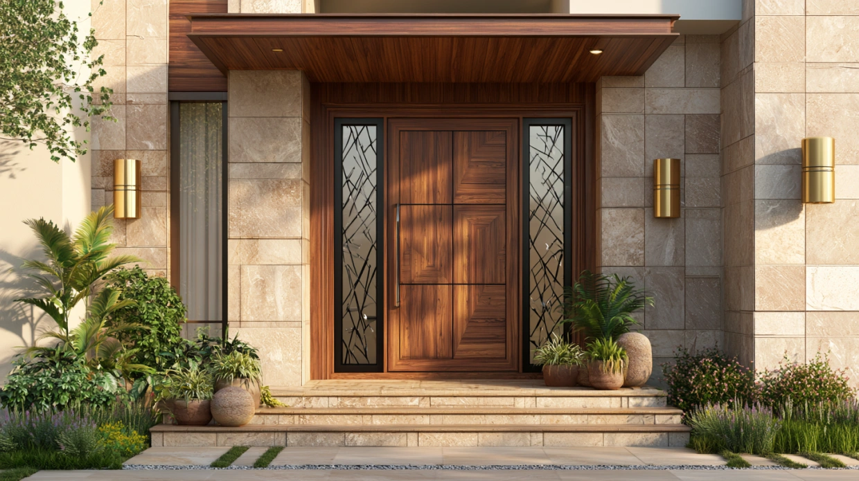 Warli art main door design