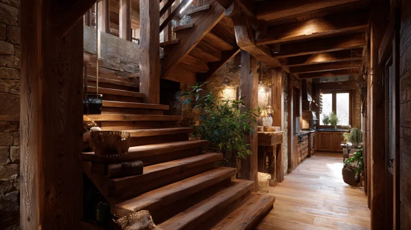 Wooden Staircase Designs for Homes