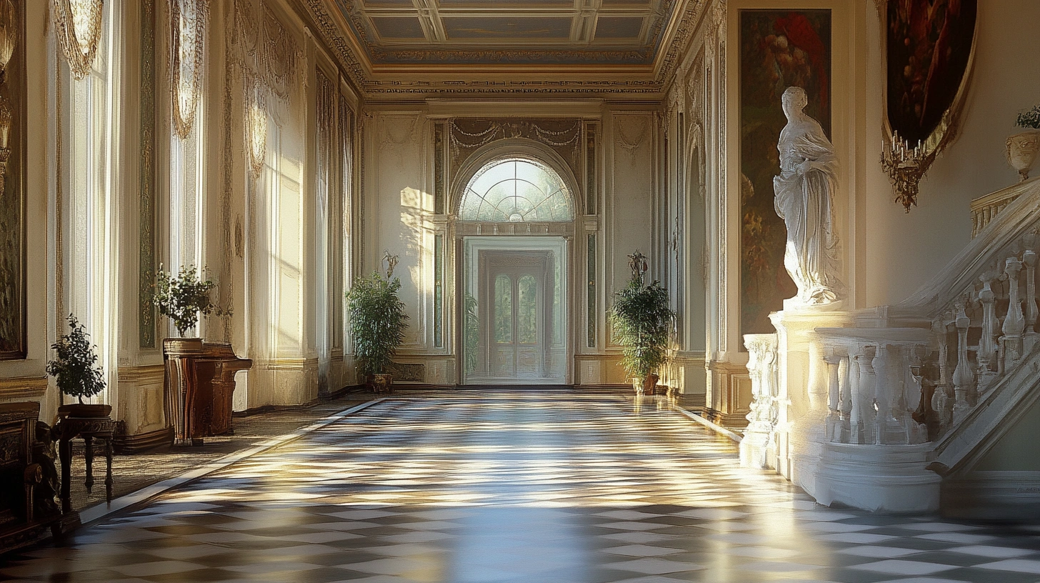 classic villa interior design
