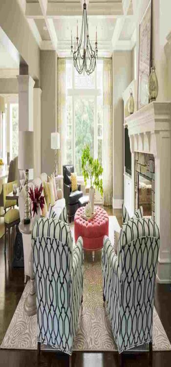 rectangle living room dining room combo
