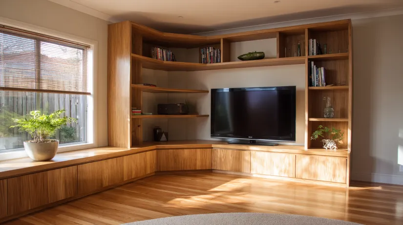 corner_TV_unit design for small spaces