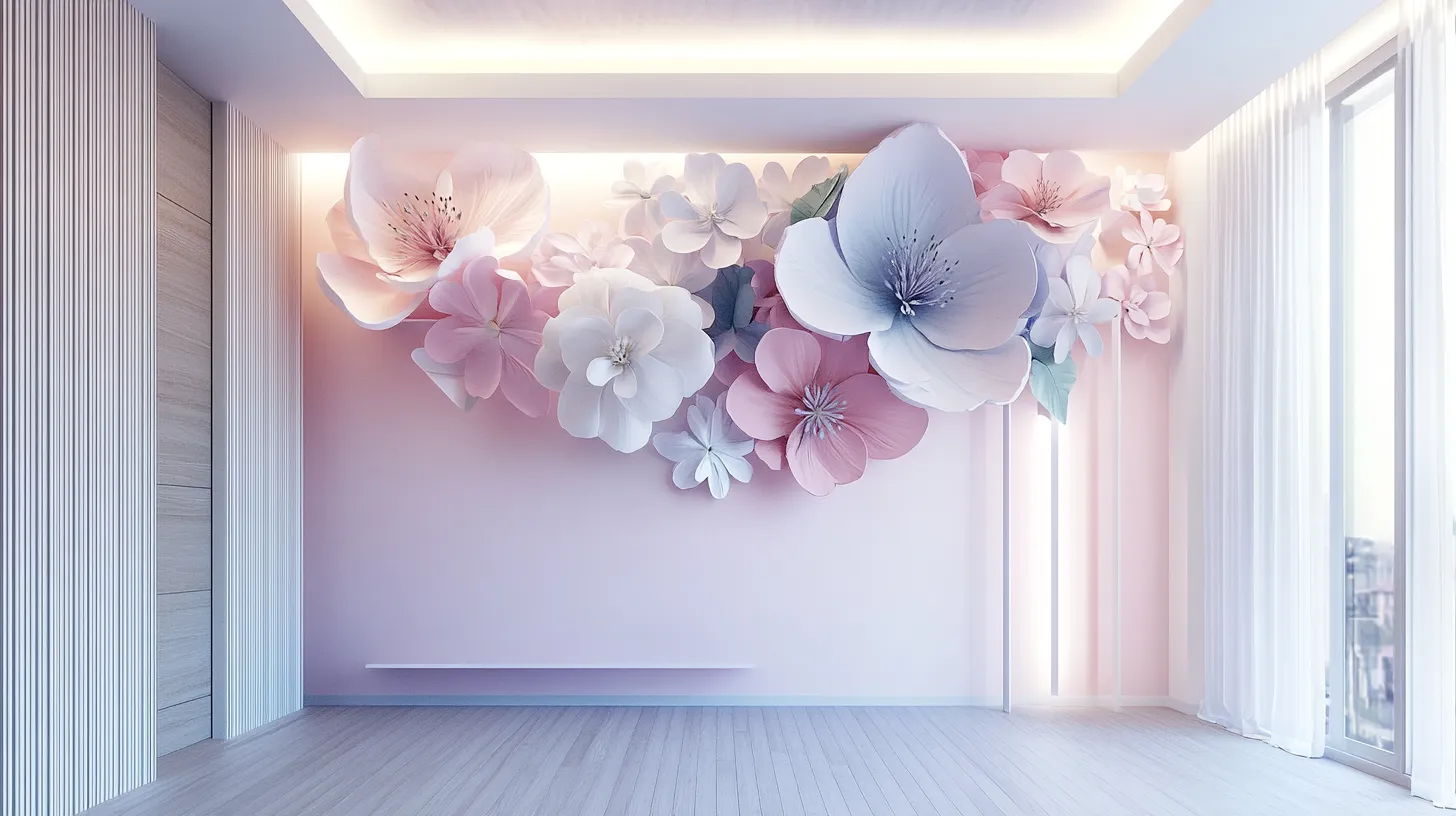 design with a floral pop