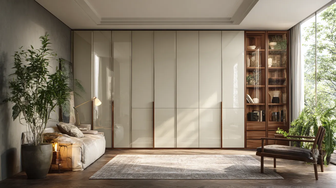 elegant and lacquere wardrobe
