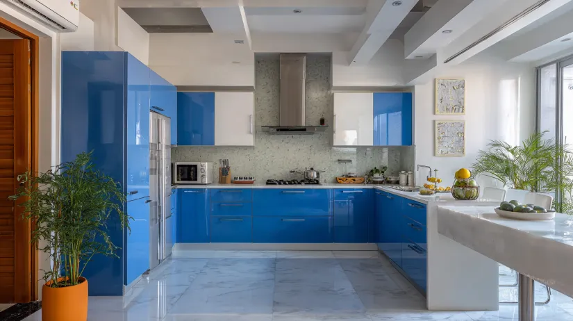 Blue Kitchen Cabinets: Add a Pop of Colour to Your Culinary Haven