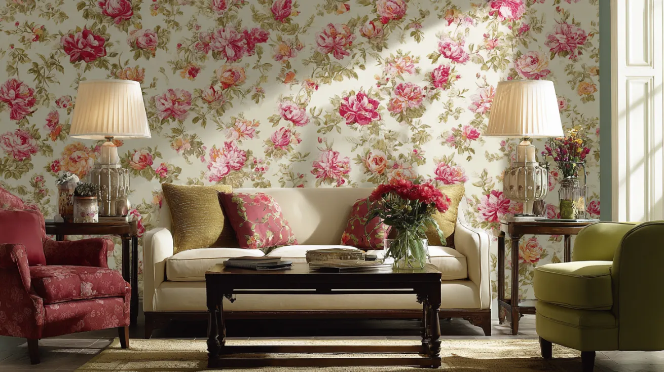 floral wallpaper