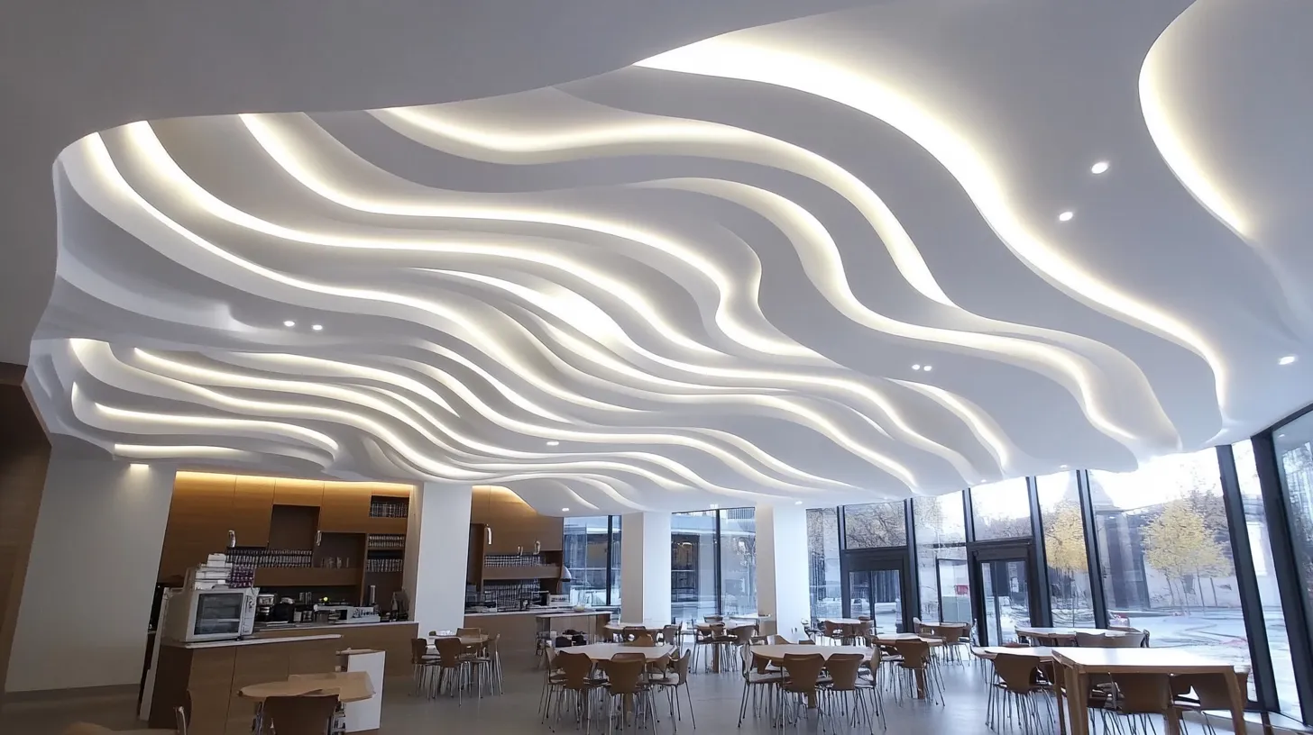 gypsum board false ceiling types