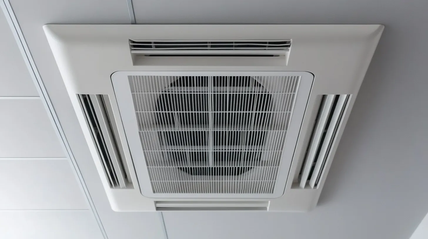 integrated hvac false ceiling design idea