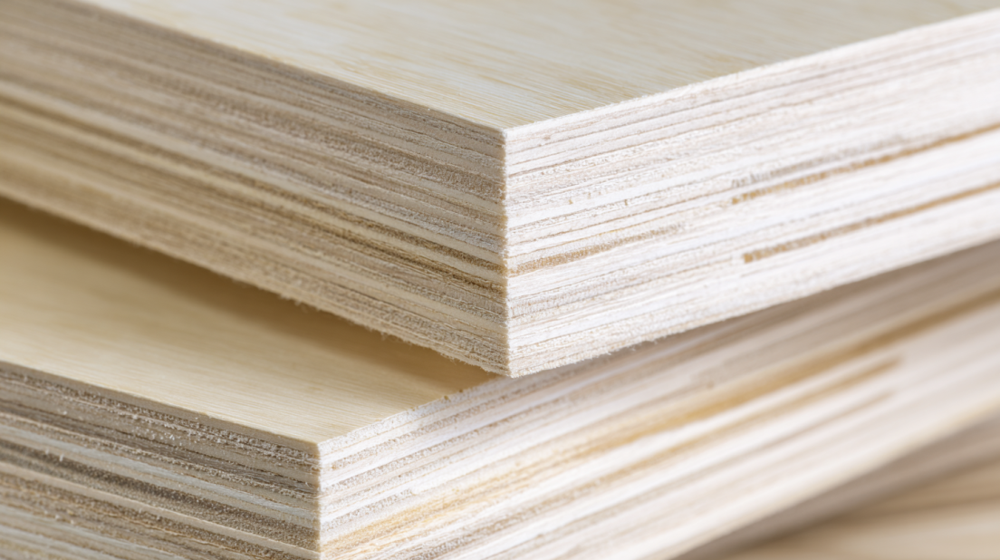 Laminated veneer lumber sheets with exposed layered veneer edges