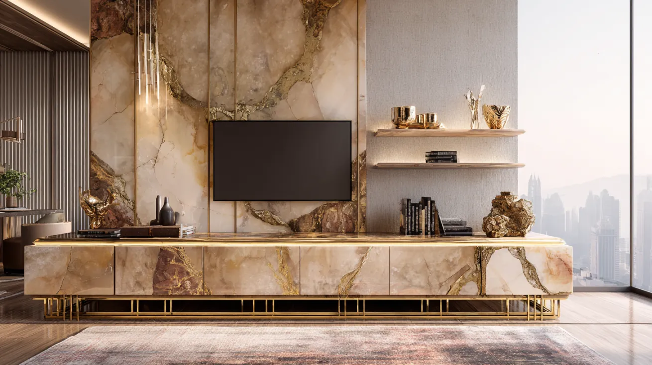 luxury tv unit design