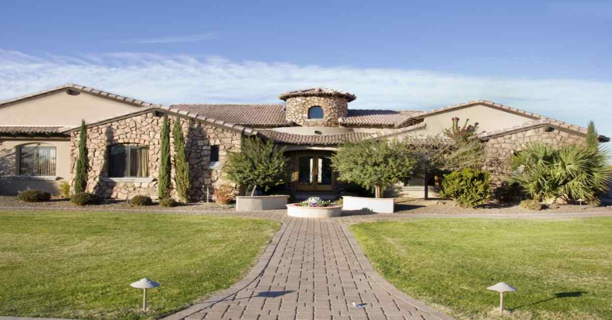 mediterranean home front elevation design