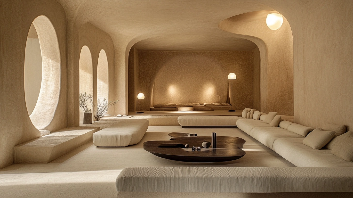 minimalist villa interior design