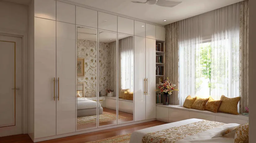 mirrored wardrobe design ideas