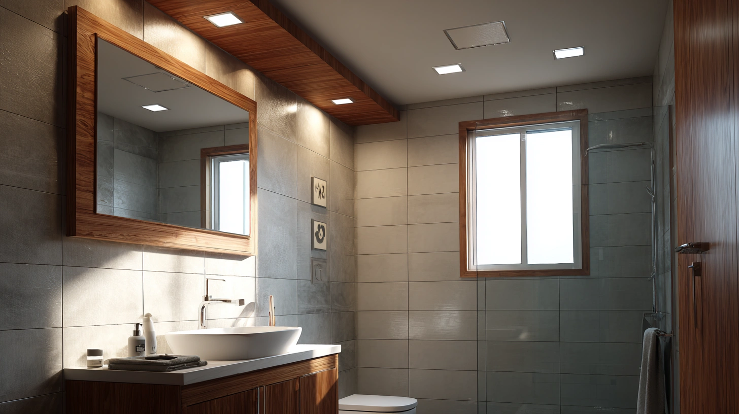20+ Bathroom False Ceiling Design Ideas with LED Lighting, Vanity and Wall Designs in 2026