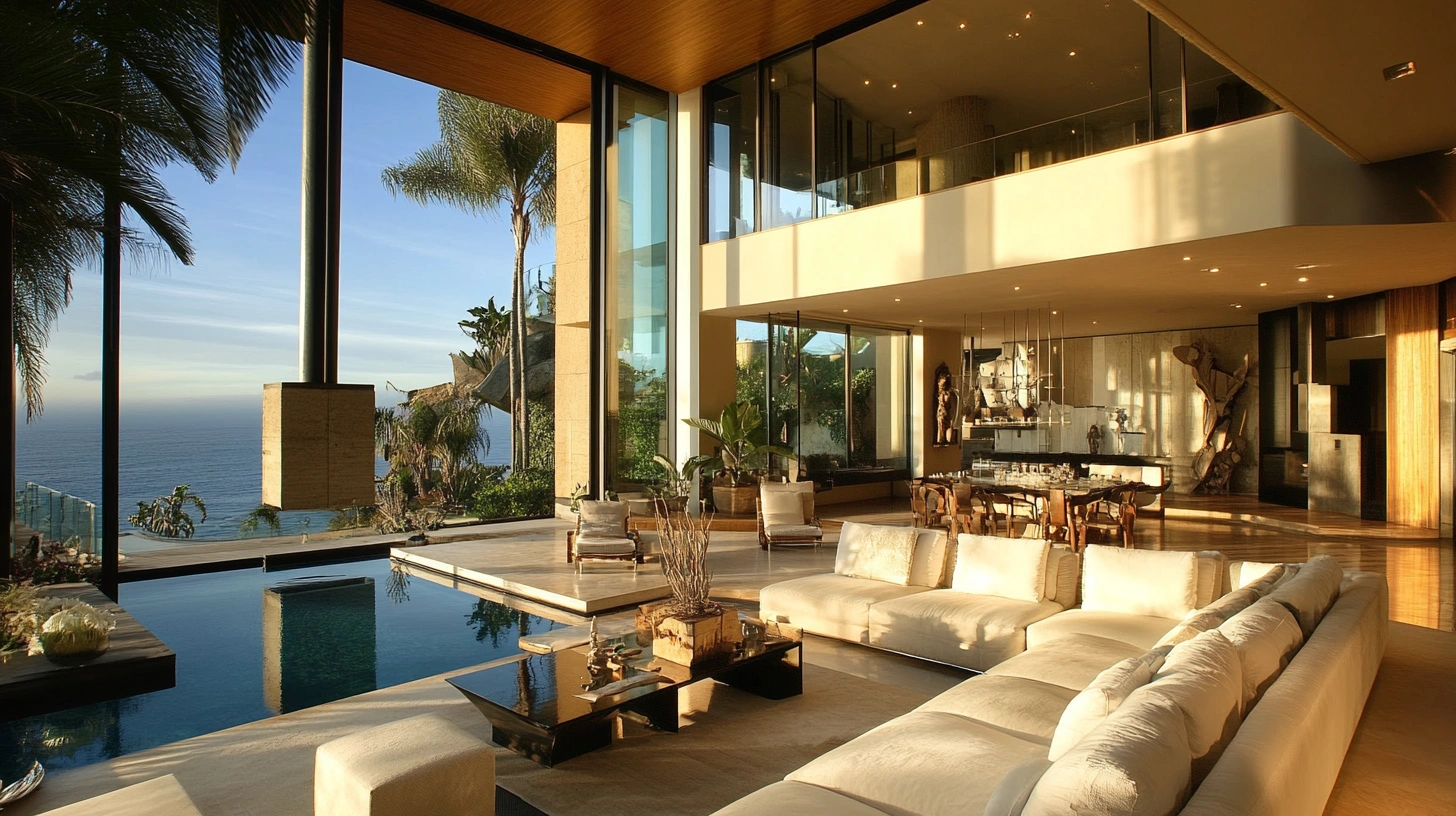 modern luxury villa interior design