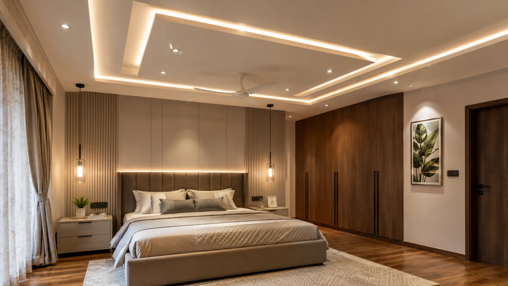 Modern POP Design for Master Bedroom