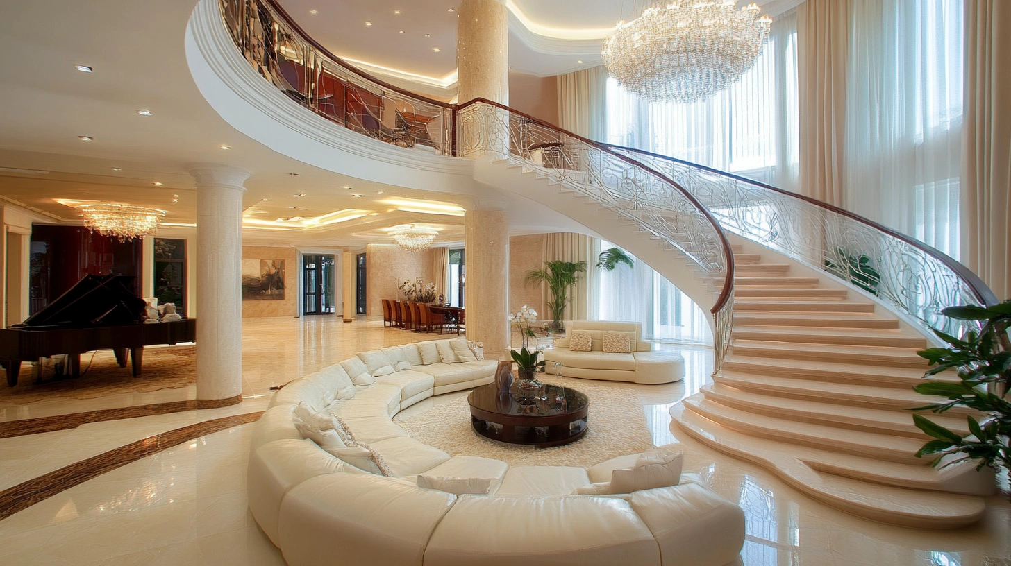 modern villa interior design