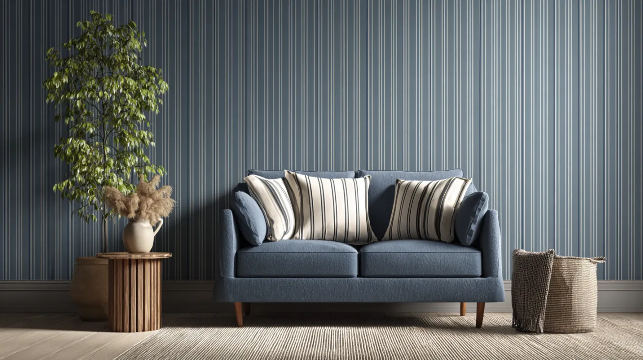 pinstripe wall