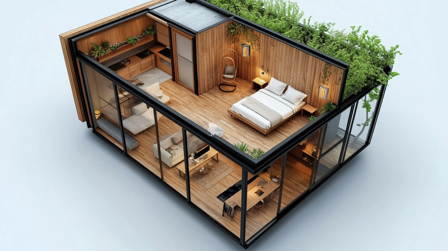 open plan concept home