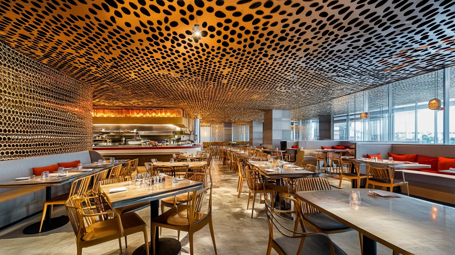 perforated type ceiling false ceiling design