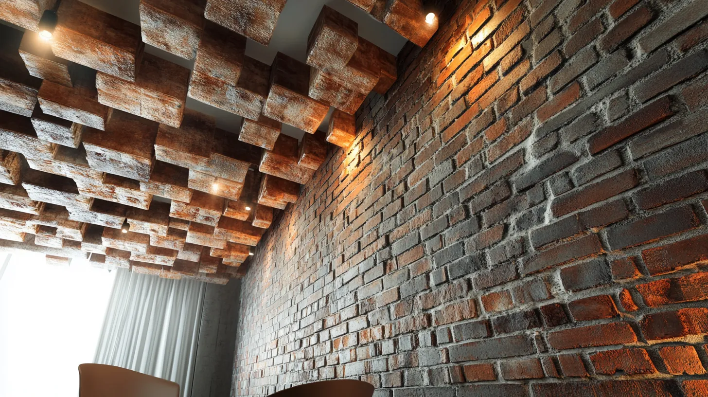 pop design inspired by brick walls