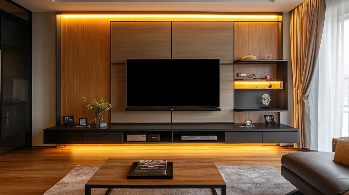 PVC Wall Panel with LCD design
