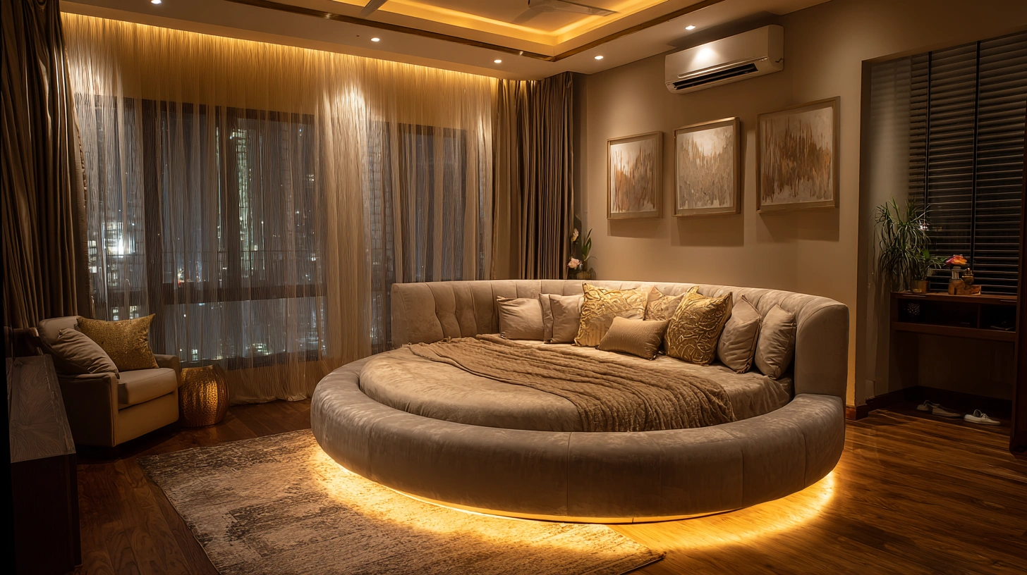 Round Bed Design Ideas and Inspirations for Your Bedroom