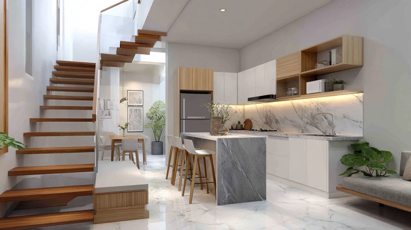 Small duplex interior design