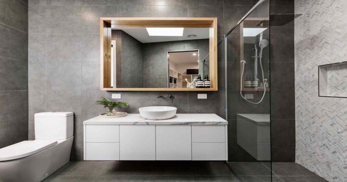 stone bathroom surface design