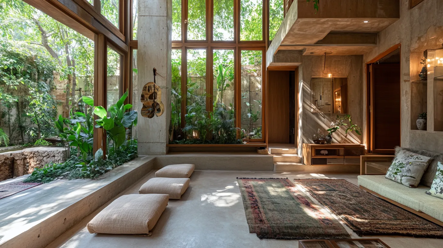 sustainable luxurious interior house