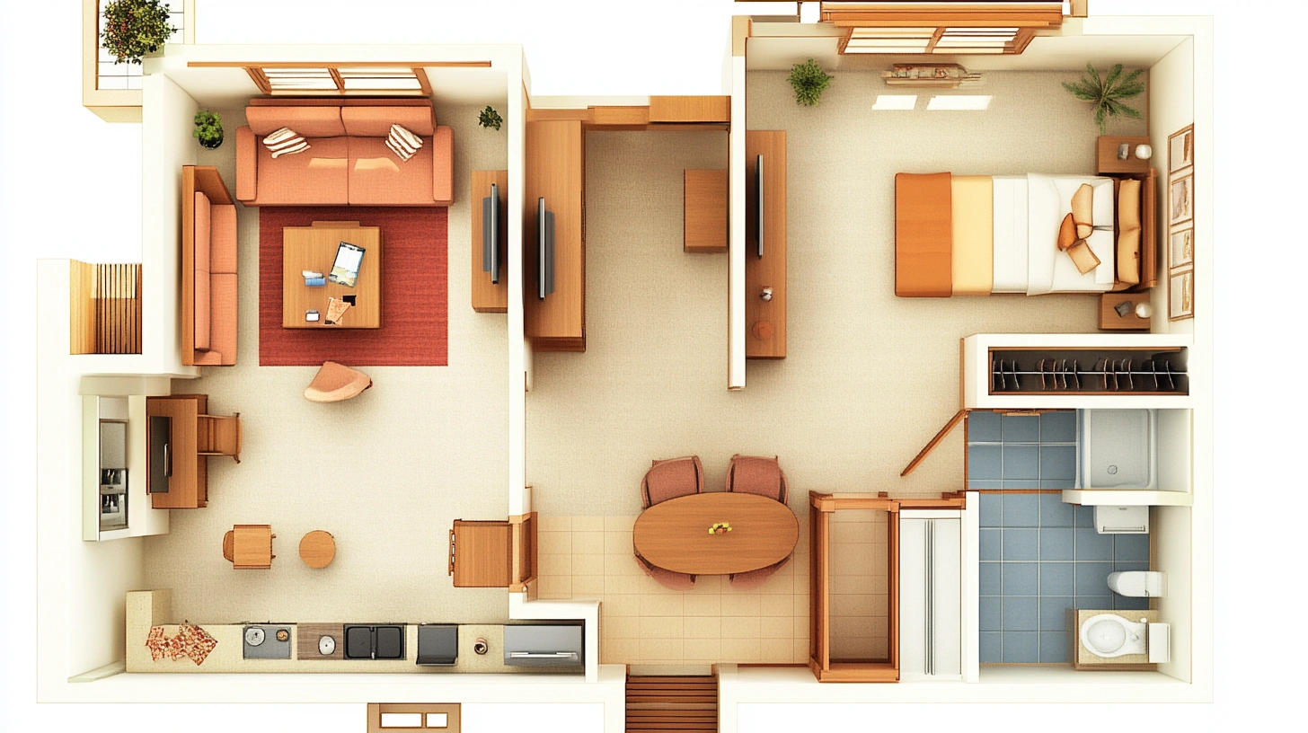 the ultra simple studio layout
