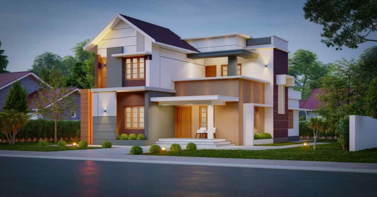 traditional home front elevation design