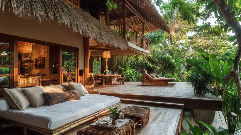 tropical villa design idea