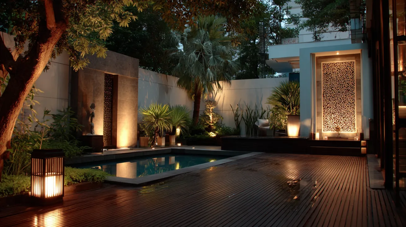 unique garden lighting