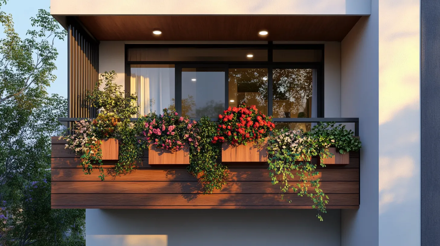 wall balcony front elevation design for small house