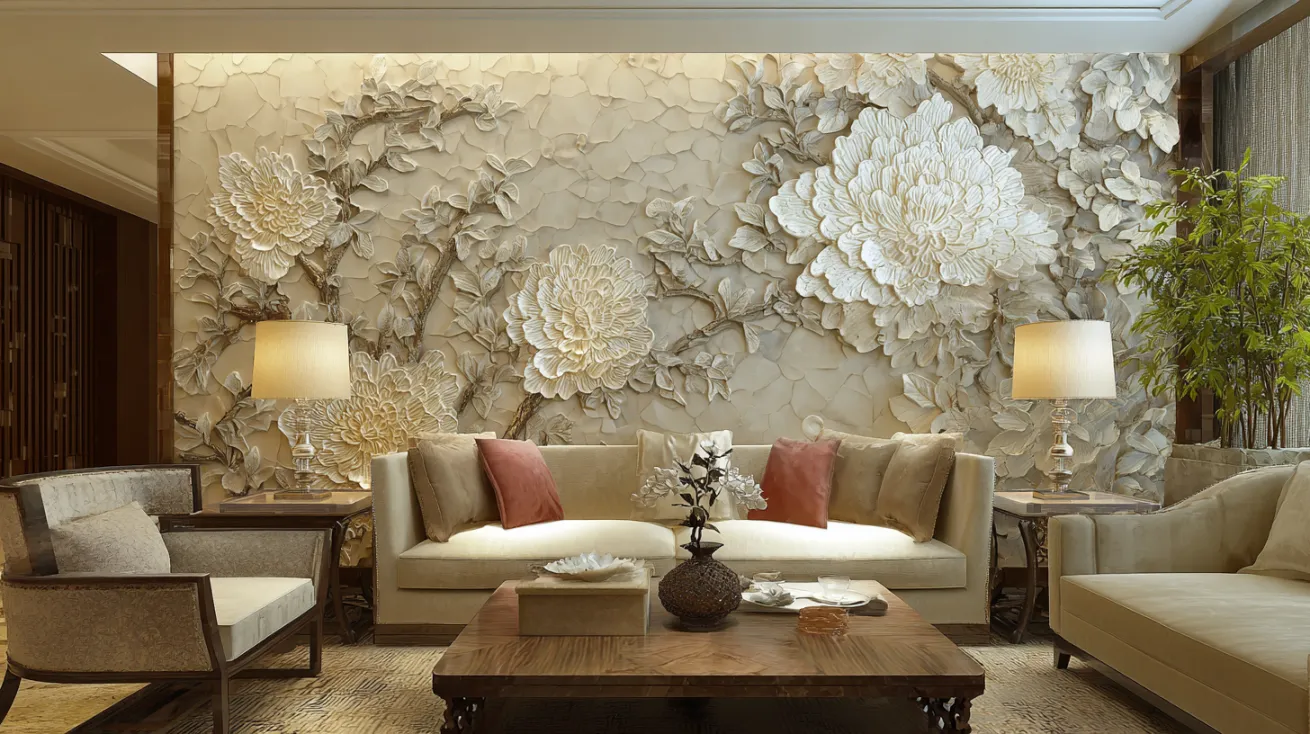 white wallpaper