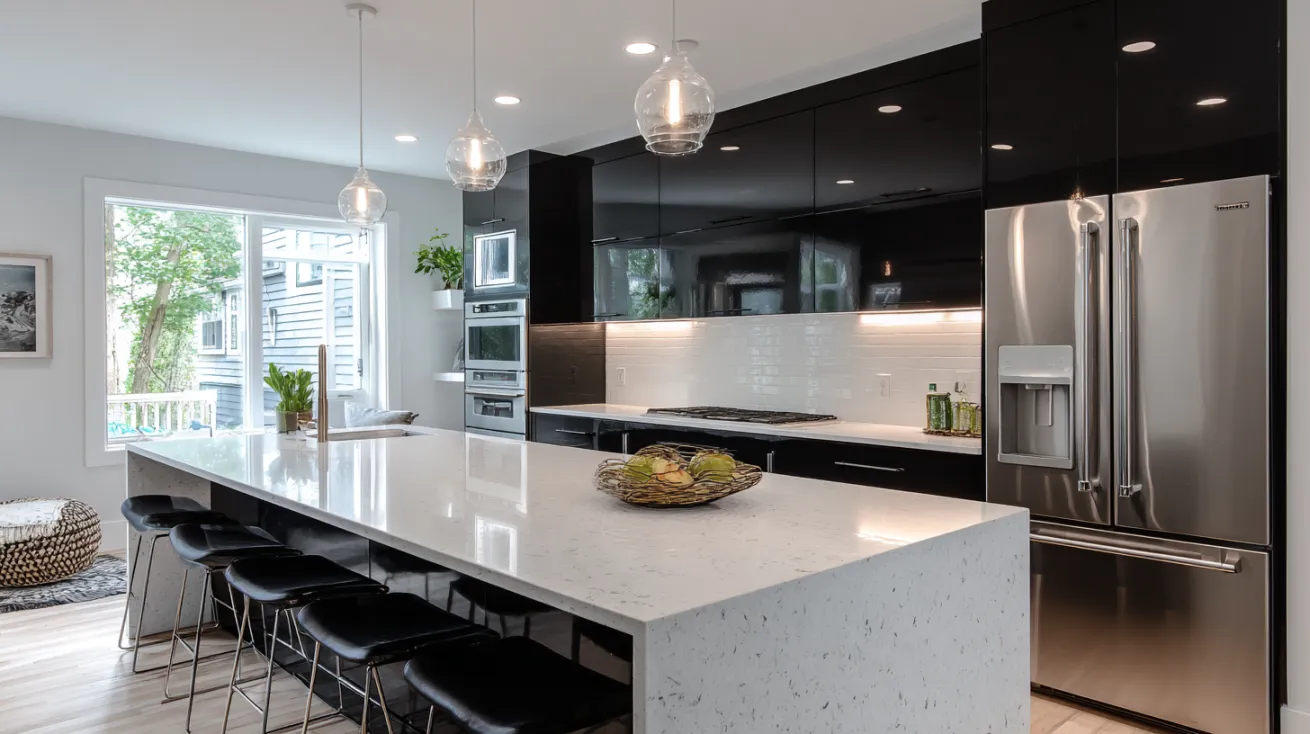white quartz countertops