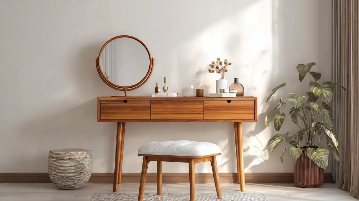 Beautiful and Cost-Effective Wooden Dressing Table Designs 2026