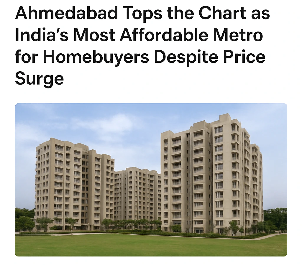 Ahmedabad continues to lead as India’s most affordable metro housing market