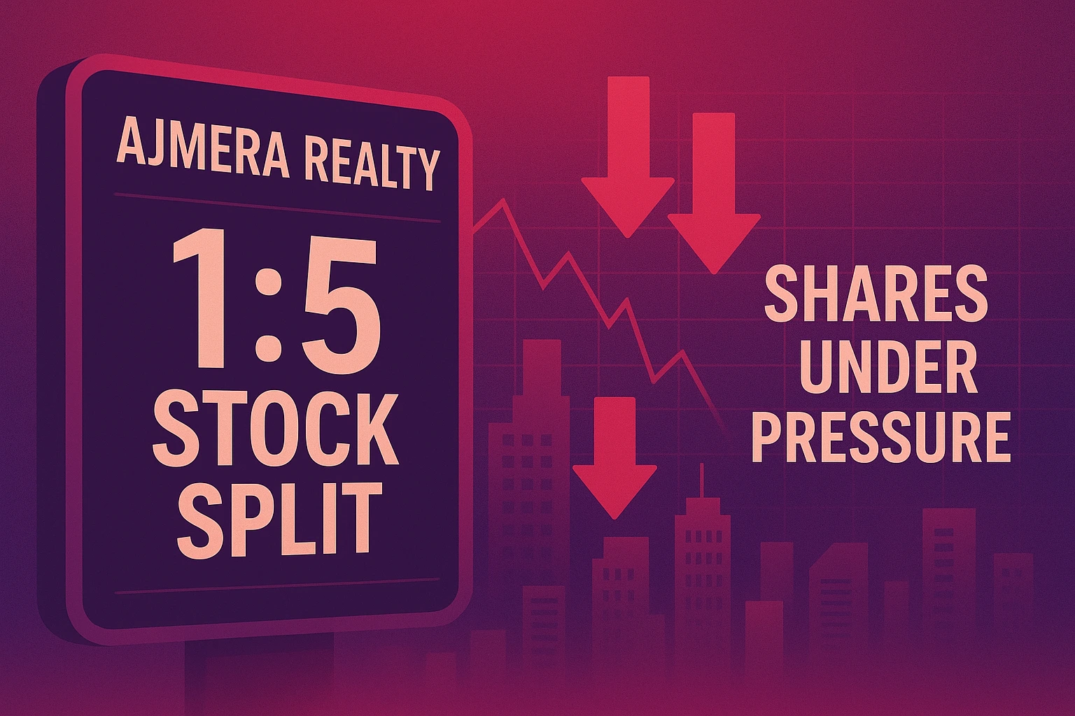 Ajmera Realty announces a 1:5 stock split to improve liquidity and make shares more accessible for retail investors