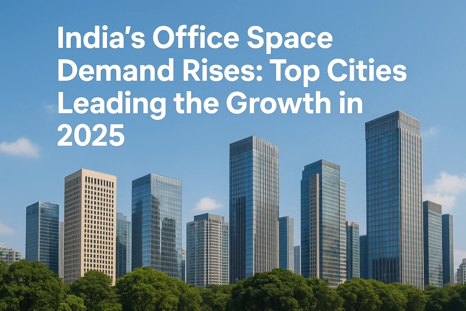 India’s major cities are witnessing strong growth in office space demand driven by economic stability and new infrastructure