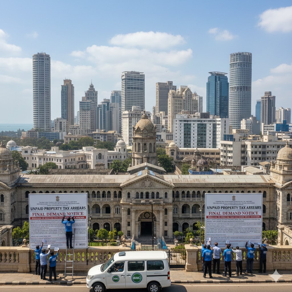 Government departments and public bodies owe over ₹3,000 crore in unpaid property tax to Mumbai’s BMC, straining civic finances and services.