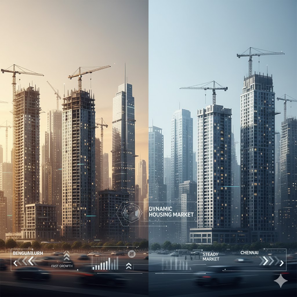 Brigade sharpens its city-specific strategy with strong mid-segment demand in Bengaluru and steady, measured sales in Chennai.