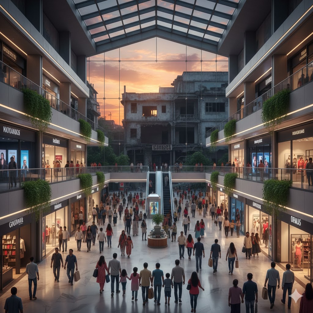 Tier-2 cities are redefining India’s retail landscape as metros struggle with ageing malls.