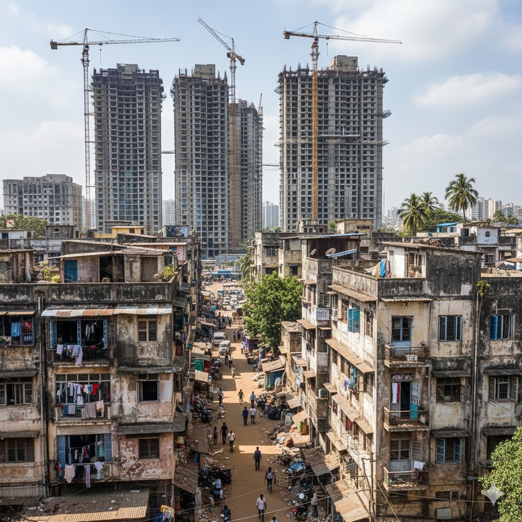 Old and unsafe residential buildings on Mumbai’s mainland, many of which are set to undergo faster redevelopment following proposed amendments to Maharashtra’s development rules.