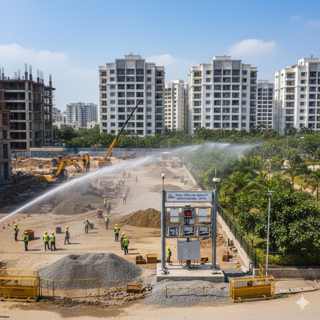Construction resumes at a Baner project in Pune after the NGT allowed work to continue, subject to strict dust and noise monitoring by the Maharashtra Pollution Control Board.