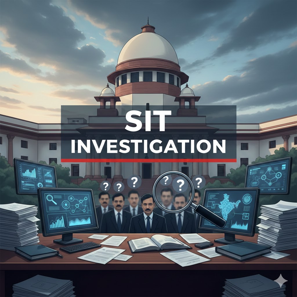 Supreme Court widens SIT probe into past Noida CEOs over land compensation scam.