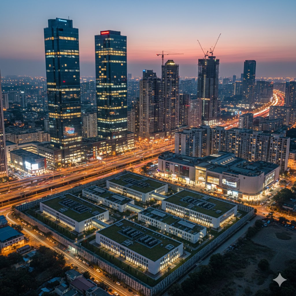Office and data centre developments in India attract record private equity investments, contributing to a 59% year-on-year jump in 2025 capital inflows.
