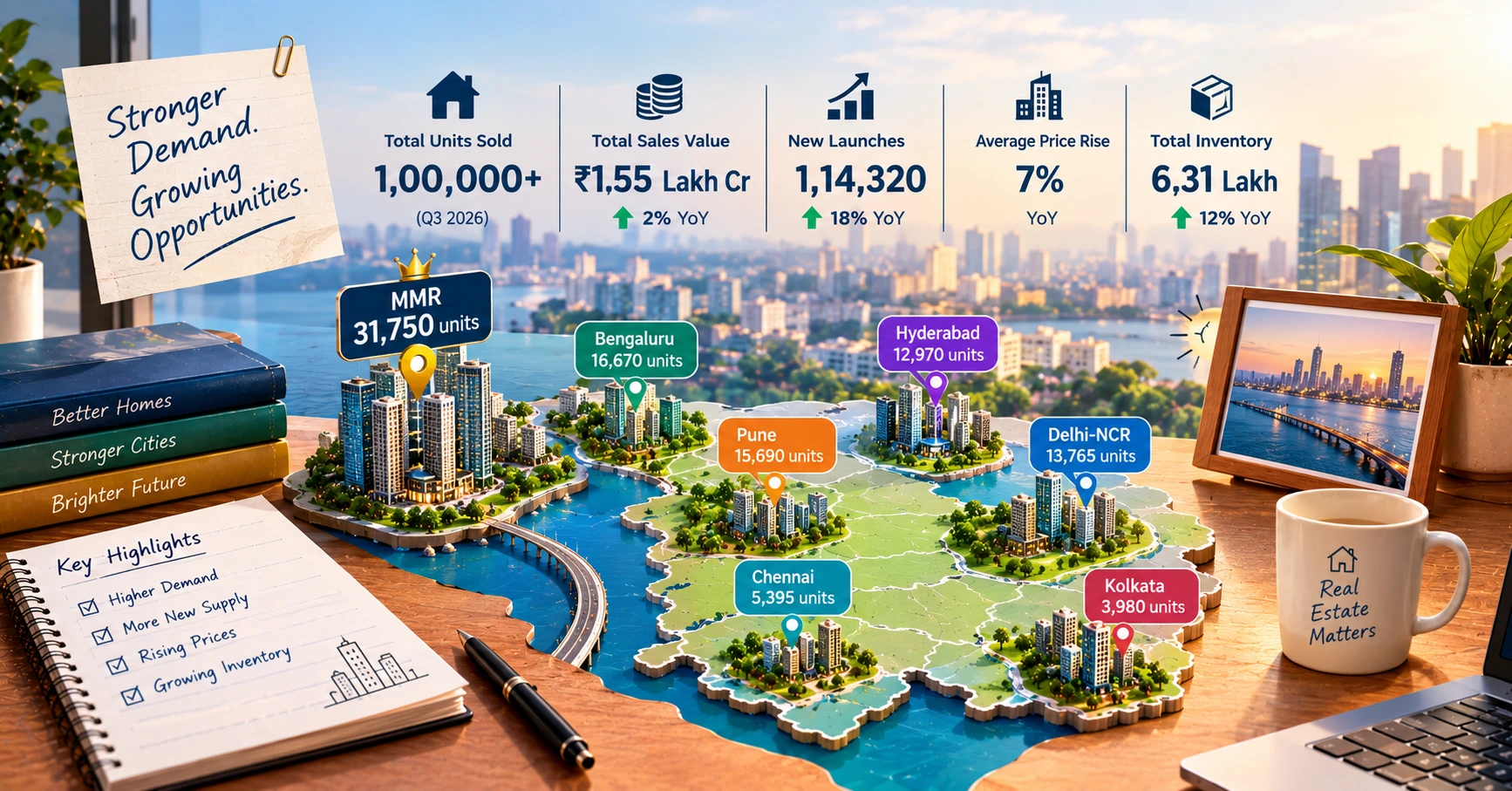 MMR Tops Q3 Housing Sales With 31,750 Units Across Major Cities