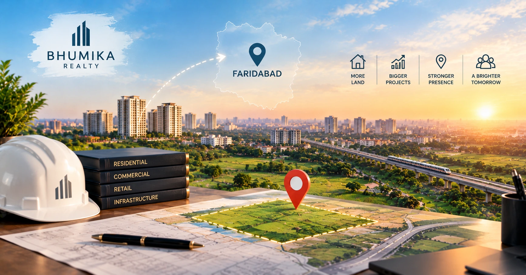 Bhumika Realty Plans Major Land Acquisitions in Faridabad to Cross ₹1,000 Crore